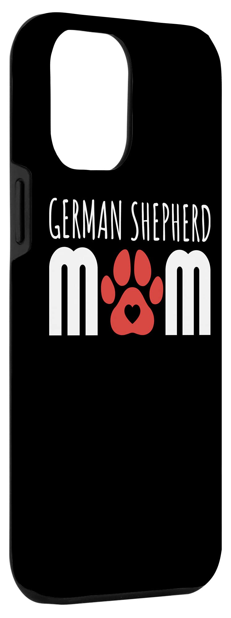 iPhone 12 Pro Max Case for Dog Lovers - German Shepherd Design Protective Phone Cover for Women & Men - Perfect Gift for Pet Owners, Dog Moms & Dads - Use at Home, Work or Outdoor Activities