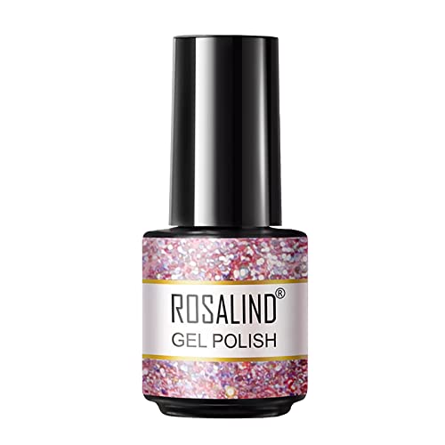 7ml Semi-Permanent Gel Nail Polish Set with Base & Top Coat - Long-Lasting Manicure Kit for Press-On Nails & Rhinestone Designs | Perfect for Home Salon, Professional Nail Art, and Special Occasions