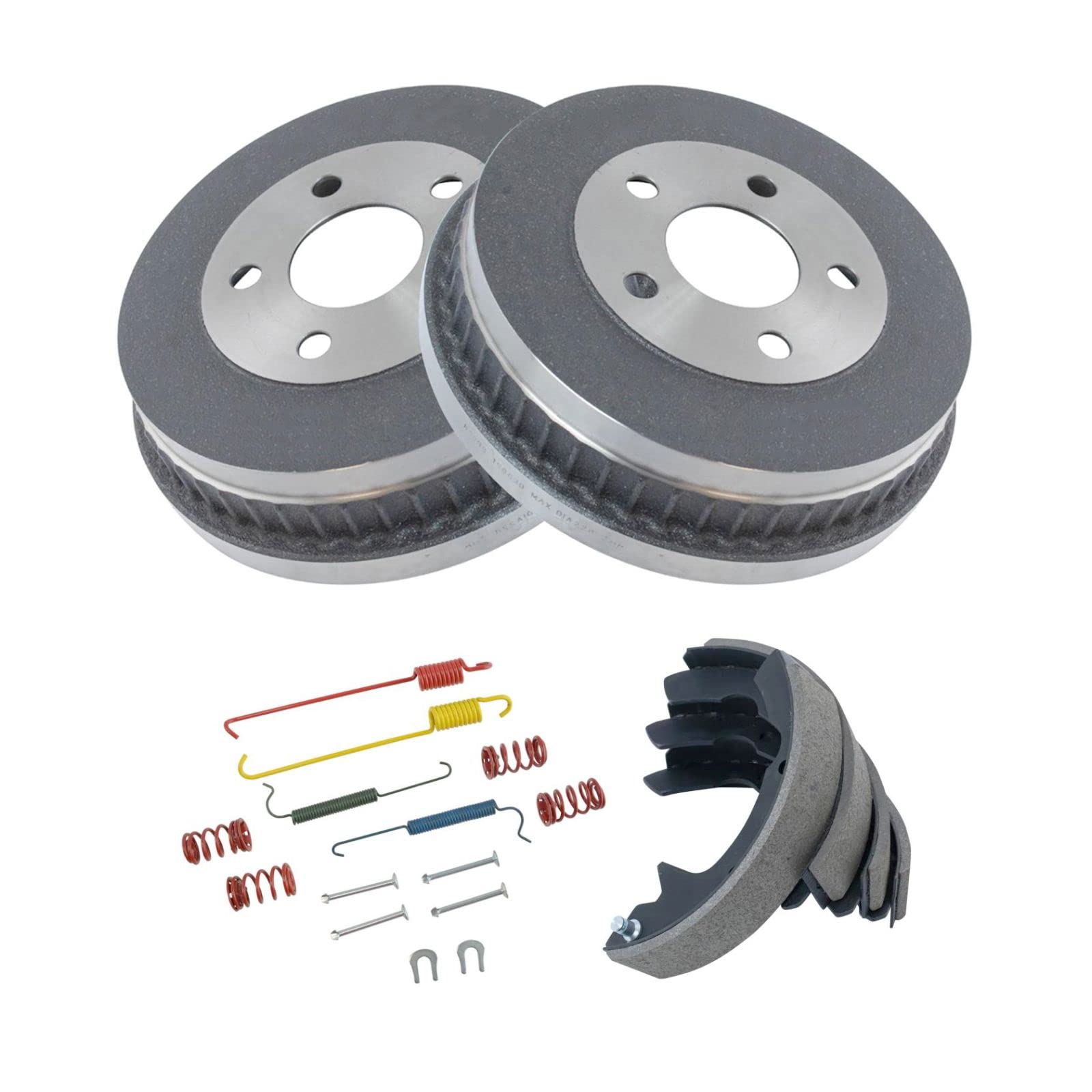 Rear Brake Drum Shoe & Hardware Kit - LH RH Set Compatible with Ford Taurus & Mercury Sable - Perfect for Brake System Repair & Maintenance