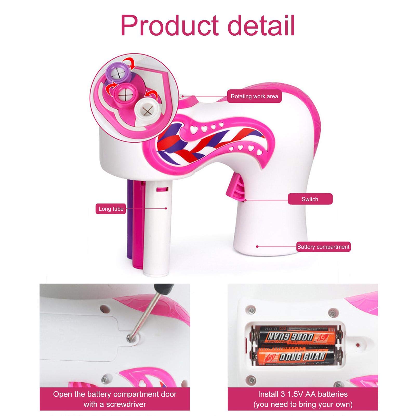 Automatic Hair Braiding Machine - Electric Hair Styler for Twist & Braid Hairstyles | Portable Hair Braider Tool Kit for Home, Travel & Salon Use