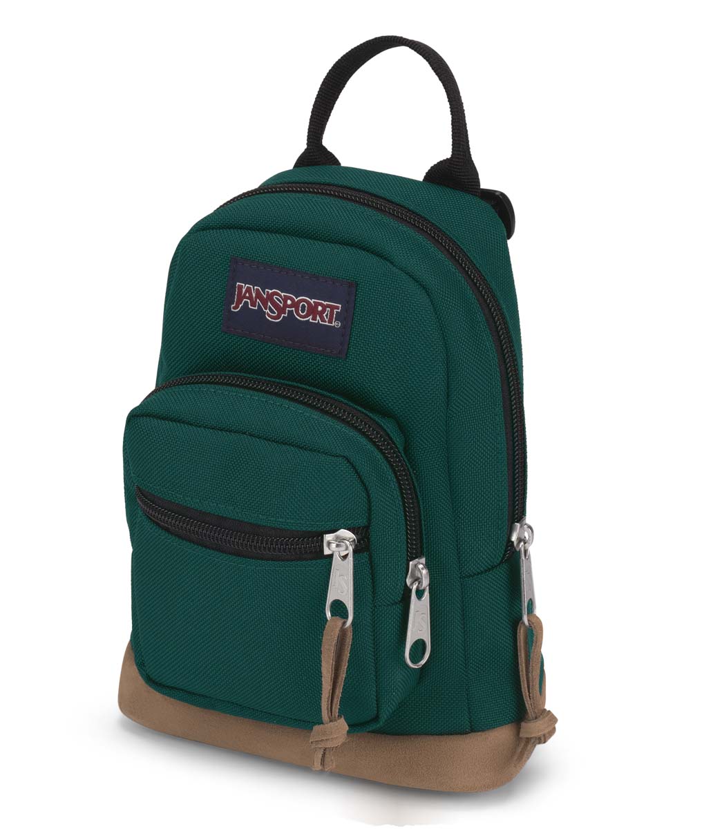 JanSport Right Pack Mini Backpack - Compact & Lightweight School Bag for Women & Teens - Perfect for College, Travel & Everyday Use - Deep Juniper Color