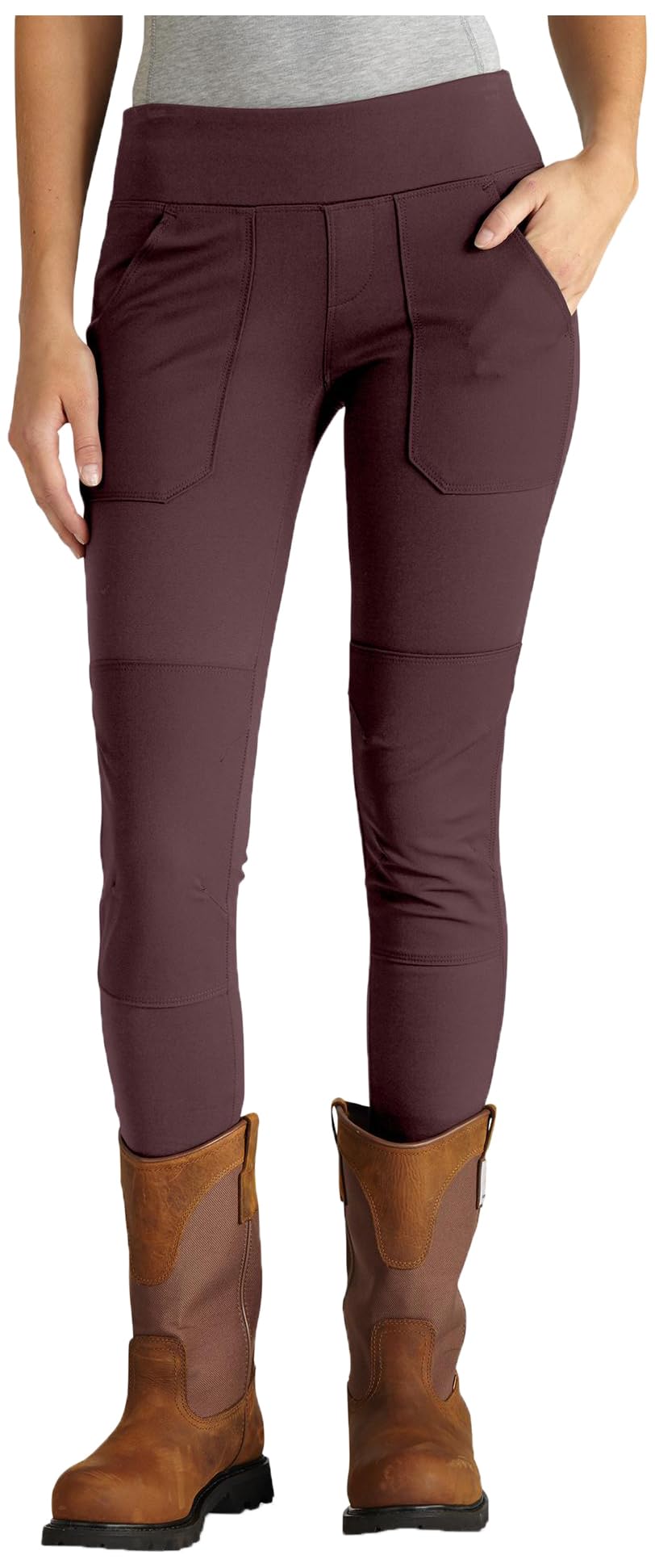 Carhartt Women's Force Fitted Midweight Utility Legging - Durable Work Pants for Women | Perfect for Construction, Landscaping & Outdoor Activities