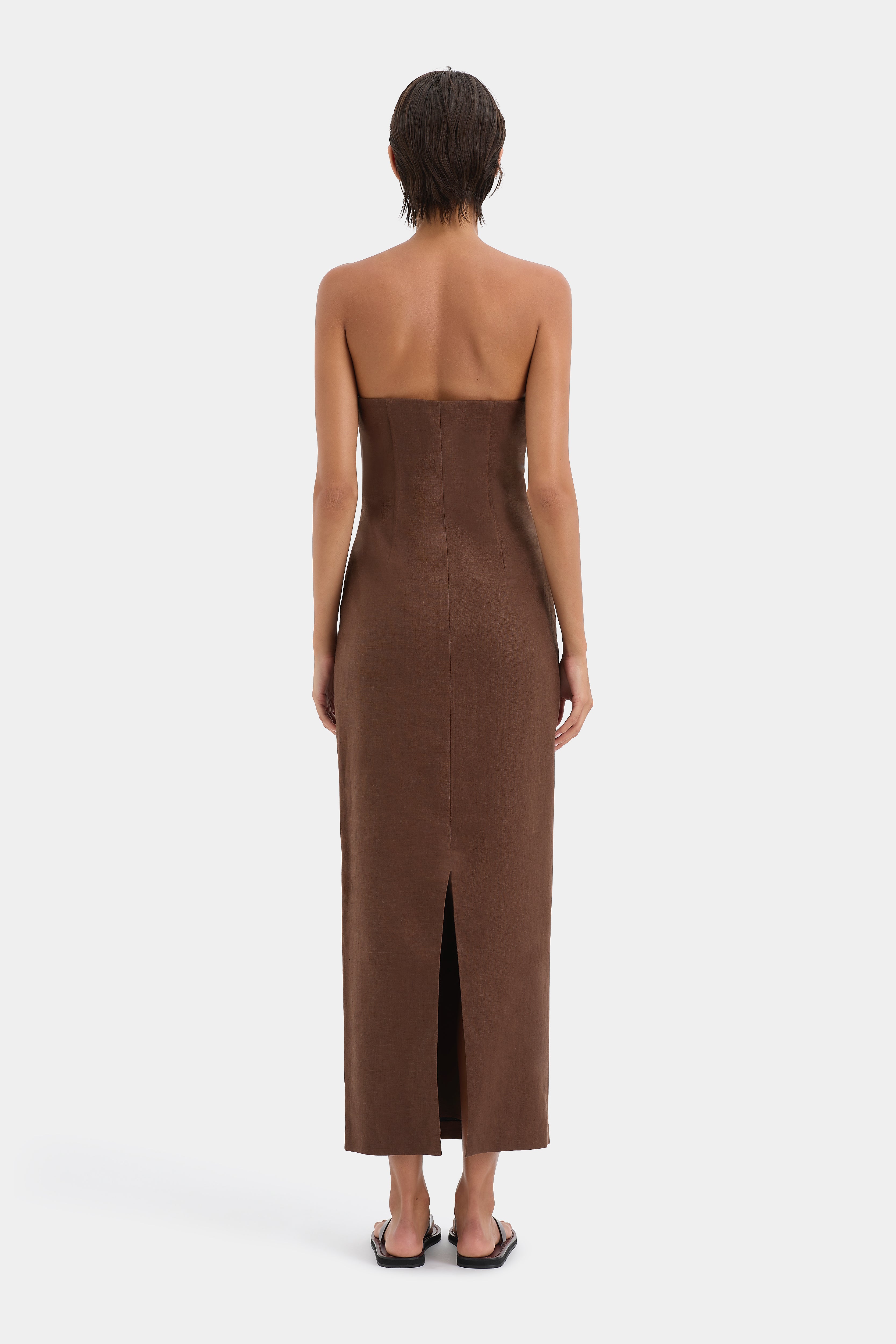 Evalita Elegant Column Dress for Women - Slim Fit Formal Gown for Evening Parties, Weddings & Special Occasions