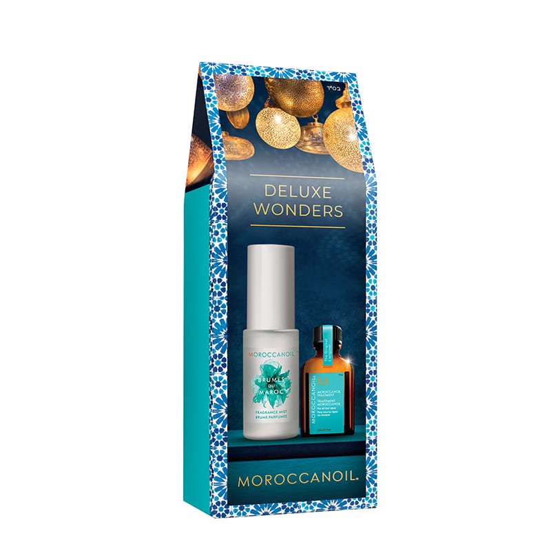 Moroccanoil Deluxe Wonders Original Gift Set - Hydrating Hair Care with Argan Oil for Shine & Repair | Perfect for Gifts, Travel & Special Occasions