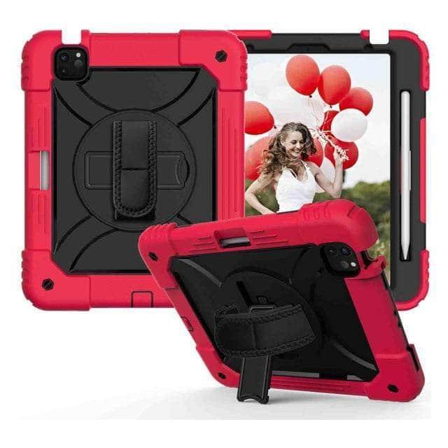 iPad Air 4 Case 10.9 Inch (2020 Model) - 3 Layer Hybrid Armor Shockproof Protective Cover for Kids | Perfect for School, Travel & Outdoor Activities