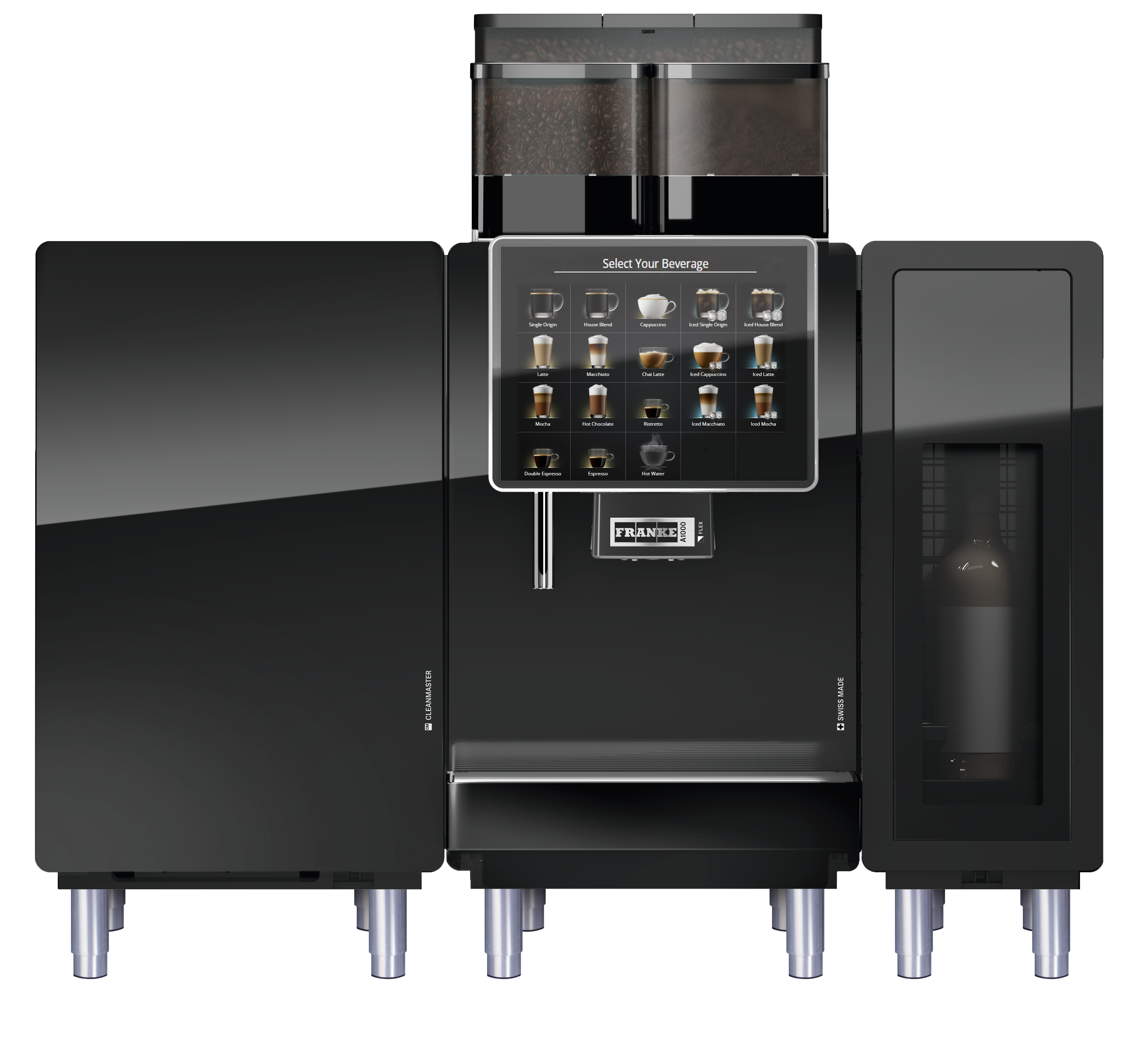 Franke A1000 Flex Superautomatic Coffee Machine - Premium Espresso & Cappuccino Maker for Home & Office - Perfect for Busy Mornings & Entertaining Guests