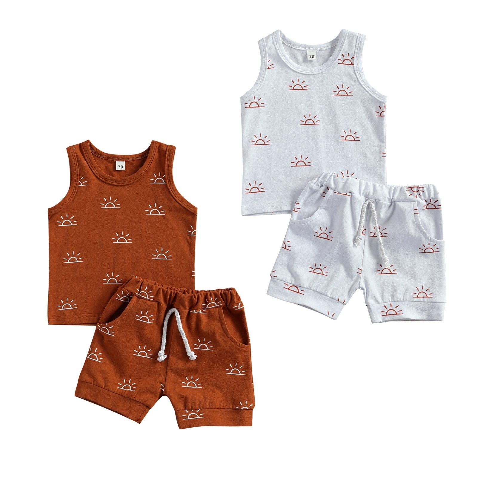 Playful Cotton Splash Kids' Set - Soft & Comfortable Toddler Swimwear for Beach & Pool Fun | UV Protection & Quick-Dry Fabric