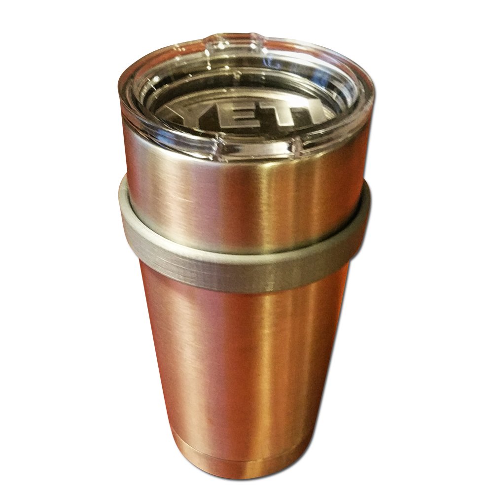 20oz Fire Orange Tumbler Ring - Compatible with Yeti, RTIC & More - Perfect for Travel, Camping & Outdoor Adventures