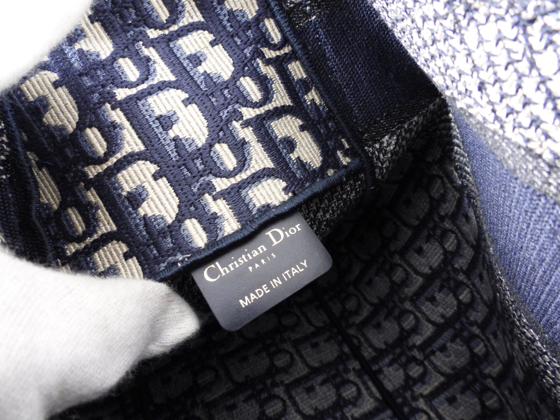 Christian Dior Navy Oblique Diorcamp Monogram Canvas Messenger Bag for Women - Luxury Designer Crossbody Bag for Work, Travel & Everyday Use