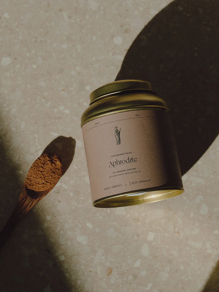 Palm of Feronia X Lady Apothcary Herbal Healing Aphrodite Cacao - Organic Skincare for Face & Body - Perfect for Spa Day & Self-Care Rituals