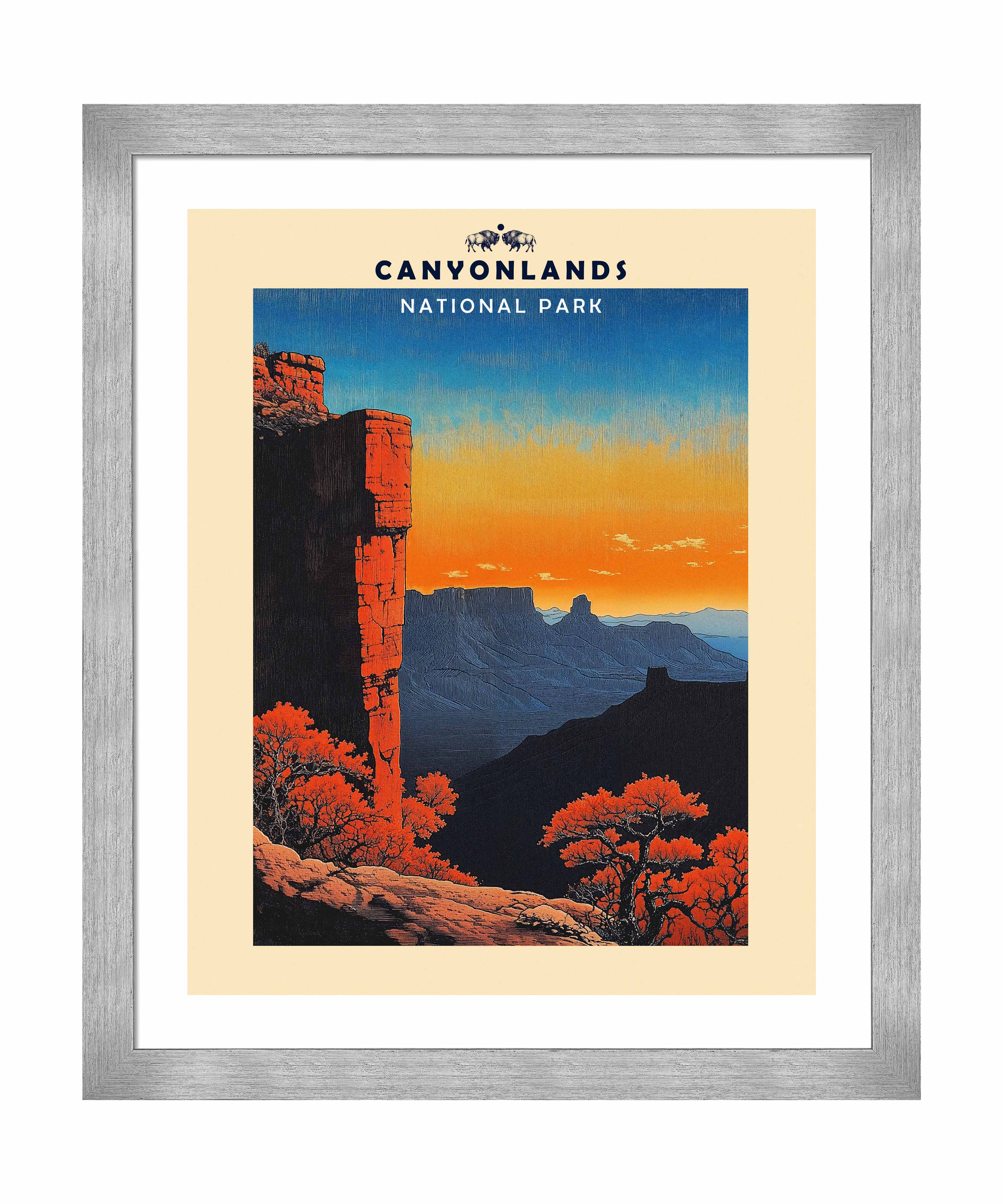 Canyonlands National Park Art Prints - Stunning Landscape Wall Decor for Home & Office - Perfect for Living Room, Bedroom, or Gift