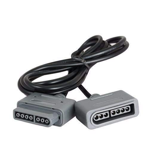 3M Super Nintendo SNES Controller Extension Cable - Compatible with SNES, Super Famicom & Supernes Game Console - Perfect for Gaming Setup & Multiplayer Sessions