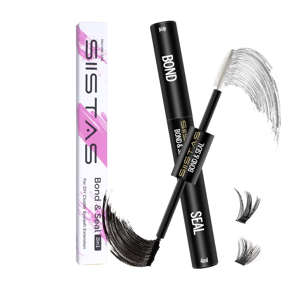 Super Strong Hold Cluster Lash Adhesive - Waterproof Eyelash Glue for DIY Individual Extensions | Safe for Sensitive Eyes | Perfect for Daily Wear, Special Occasions & Professional Use