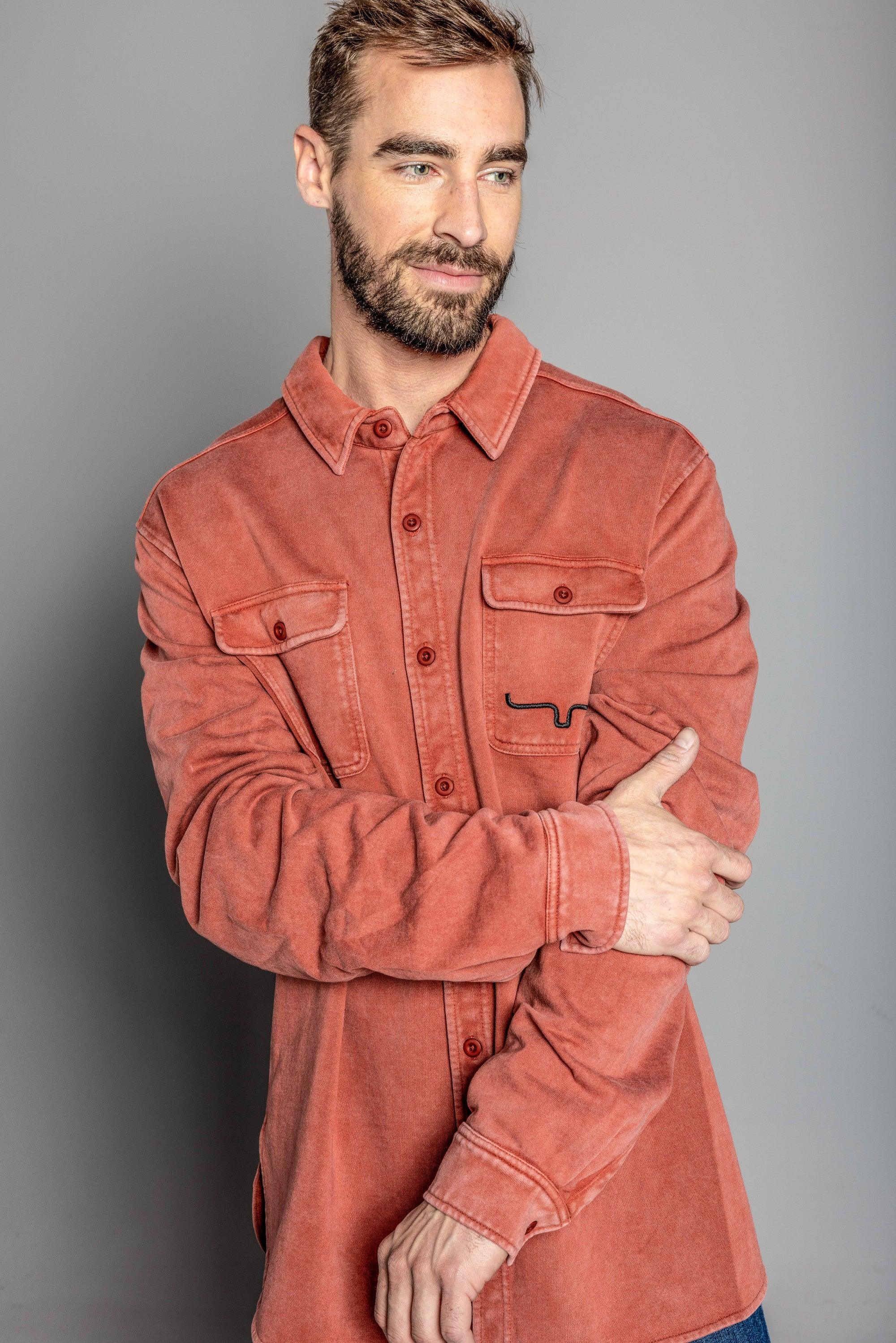 Men's Work Shirt Jacket - Durable Cotton Shirt Jacket for Outdoor Work & Casual Wear | Perfect for Construction, Farming & Everyday Use