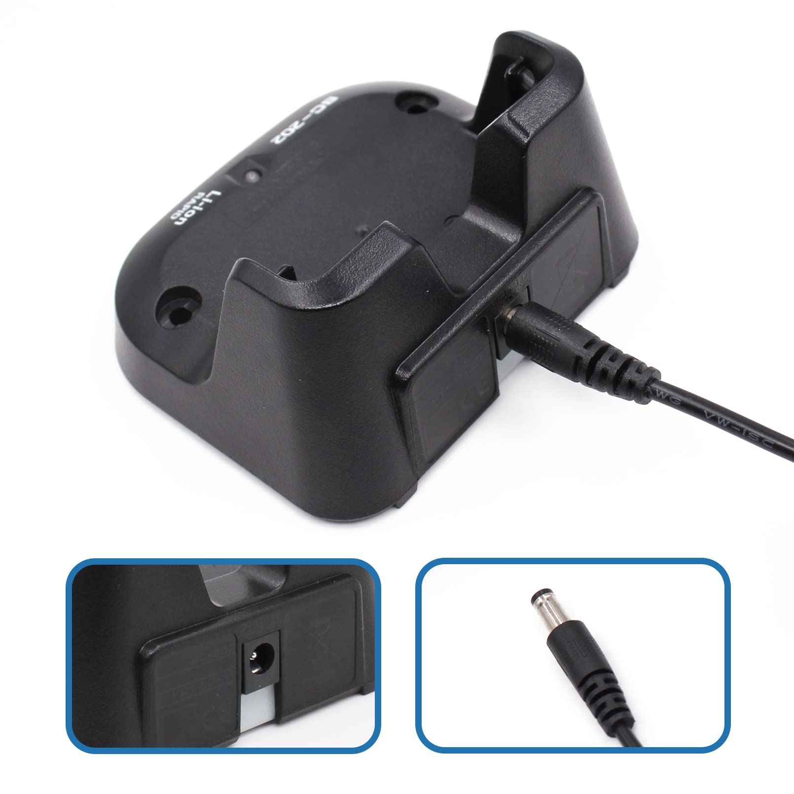 ICOM ID-51A ID-51E ID-52 ID-52A ID-52E ID-31 ID-31A ID-31E IC-705 Rapid Battery Charger with BP-272 BP-271 BP-307 Compatibility - Fast Charging for Ham Radio Enthusiasts & Emergency Communication