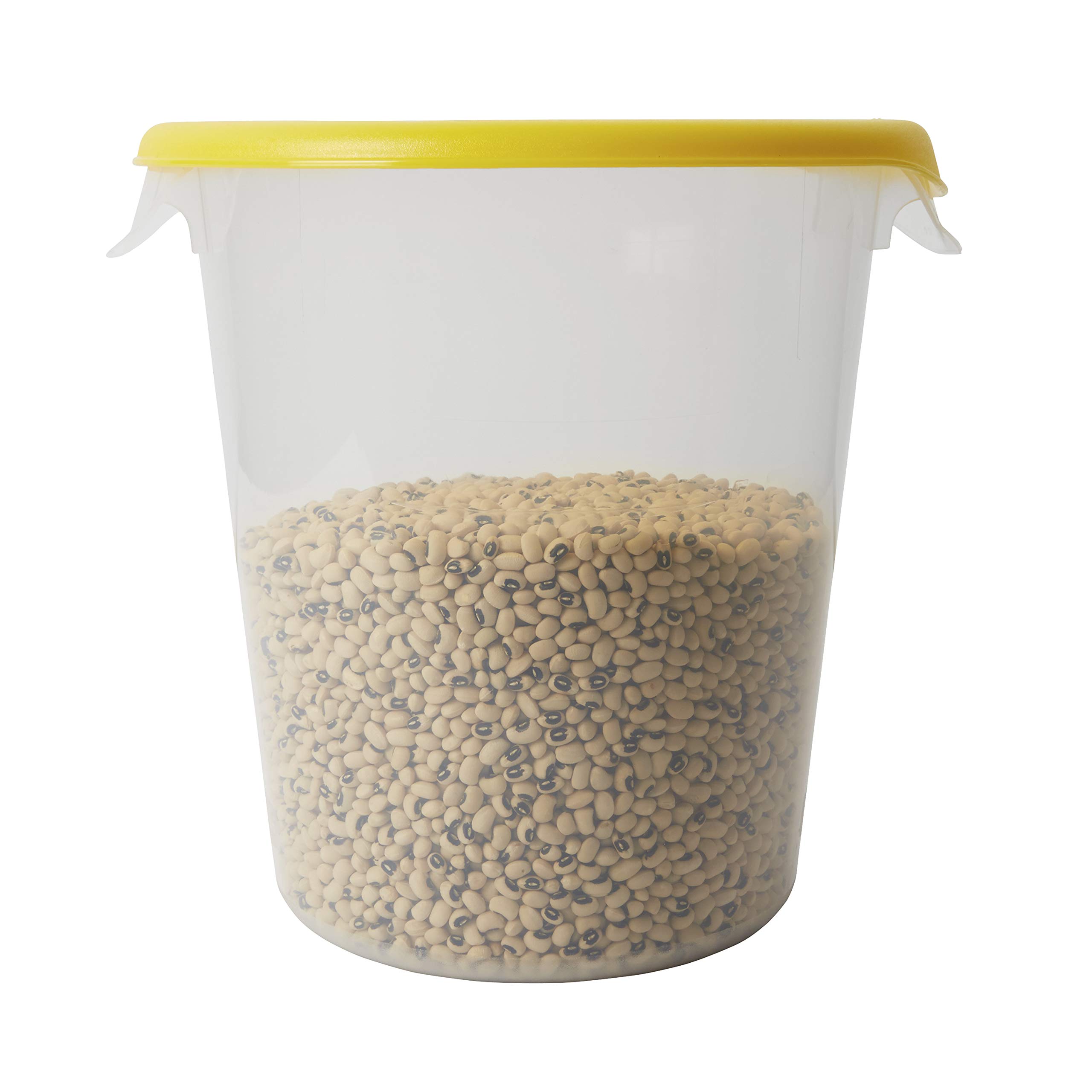 Rubbermaid 8 Quart Clear Plastic Food Storage Container - Commercial Grade, BPA-Free, High Temperature Resistant for Wet & Dry Food - Ideal for Kitchen, Restaurant, Cafeteria & Meal Prep Organization