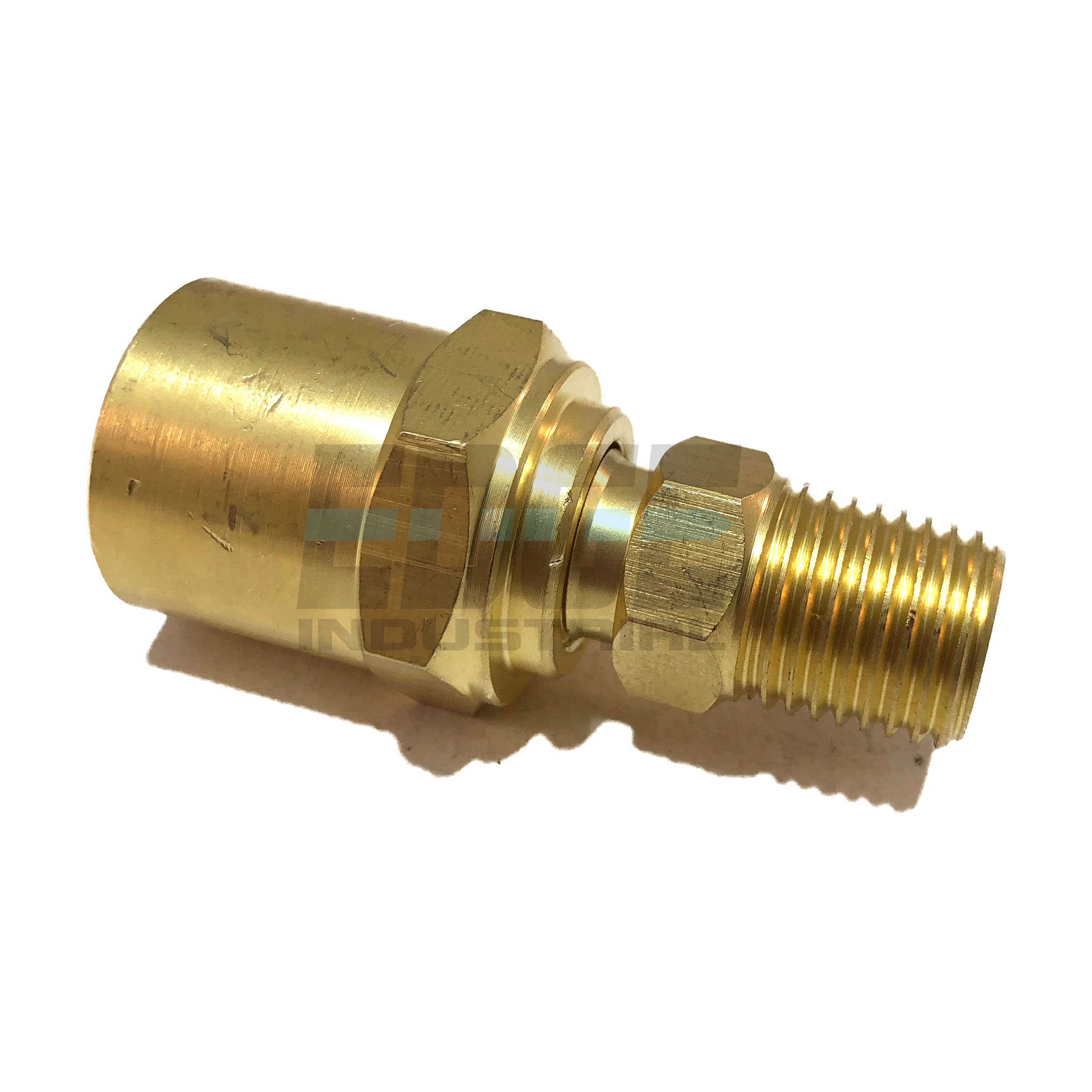 Brass Reusable Fitting Adapter 1/4