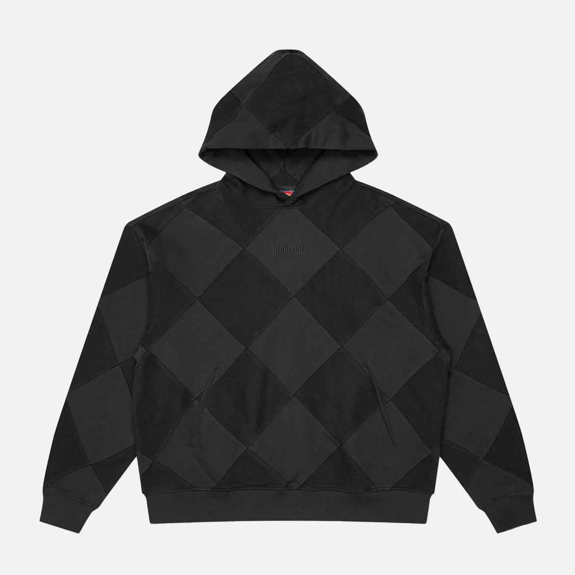 Premium Diamond Terry Hooded Sweatshirt for Men & Women - Soft & Cozy Pullover Hoodie - Black - Perfect for Casual Wear, Gym, and Outdoor Activities