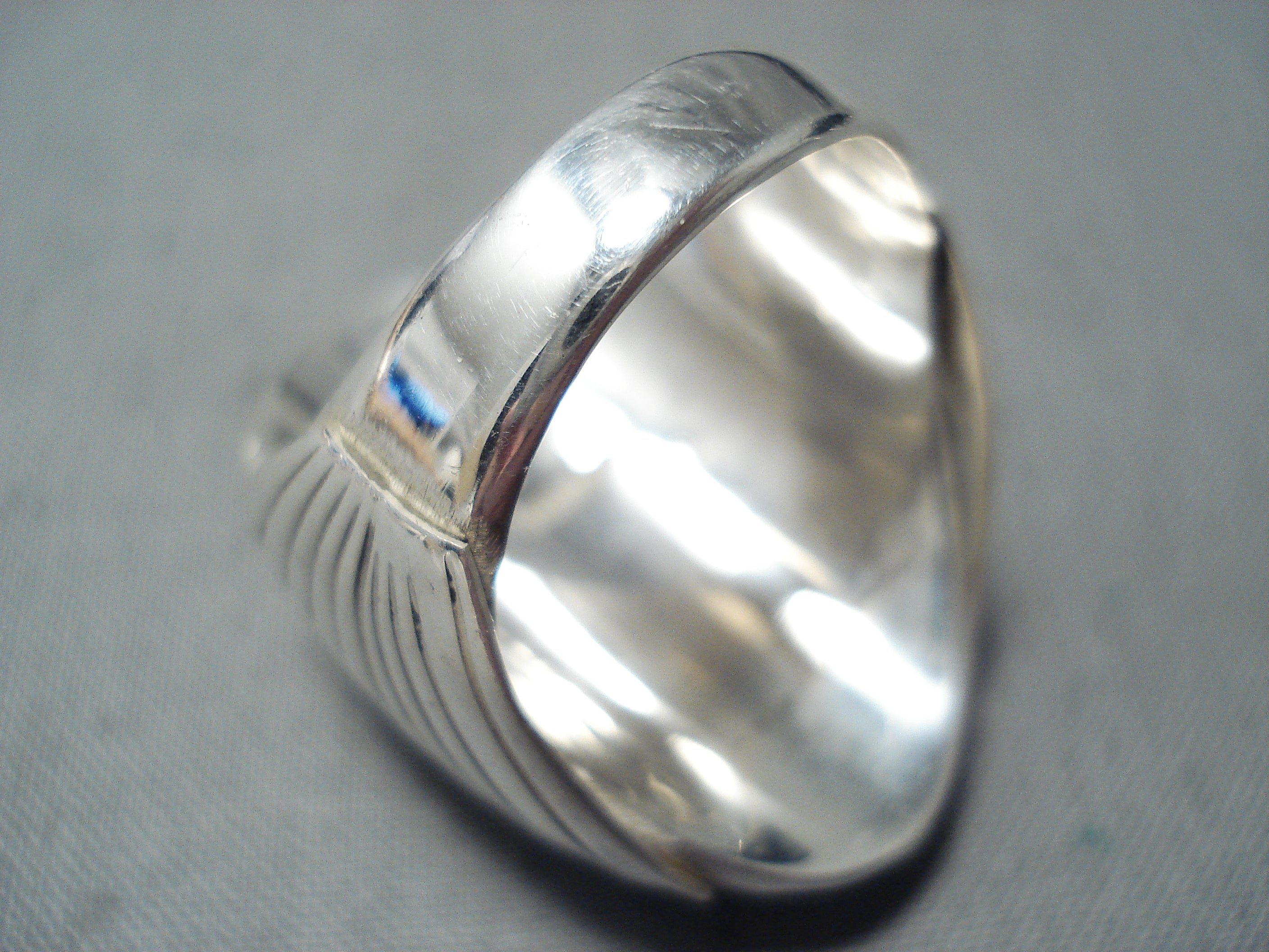 Authentic Navajo Turquoise Sterling Silver Ring - Handmade Native American Jewelry for Women - Perfect for Boho, Western & Casual Fashion