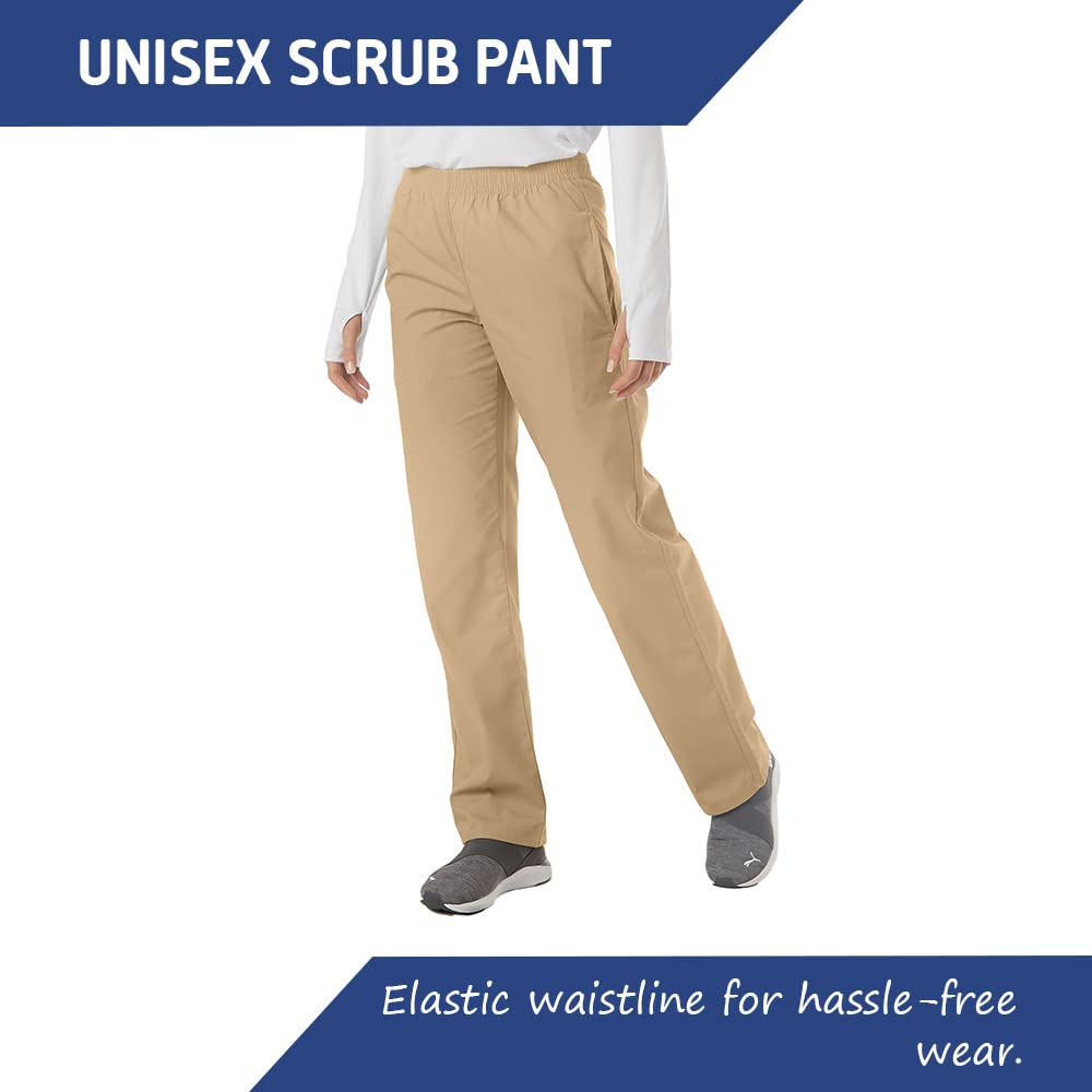 Unisex Ultrasoft Classic Scrub Pants - Elastic Waist Medical & Cargo Pants for Doctors, Nurses & Healthcare Professionals | Comfortable Workwear for Hospitals & Clinics