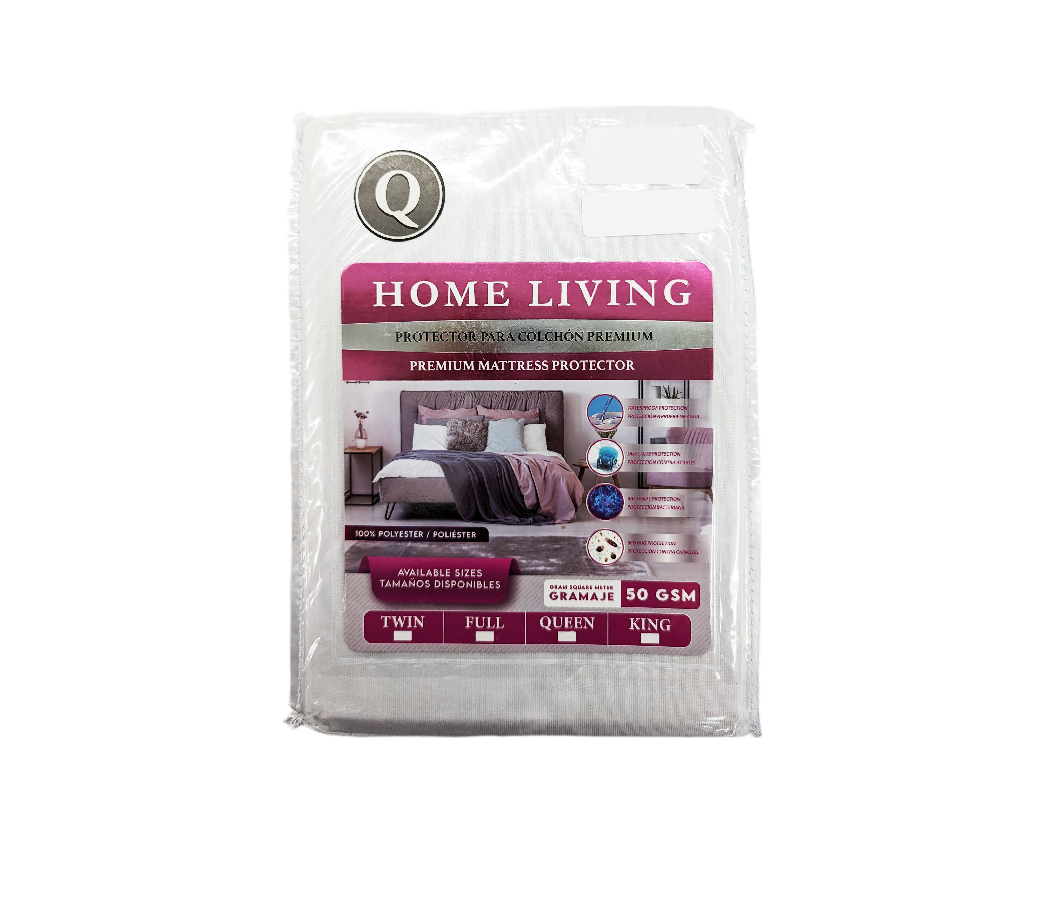 King Size Mattress Protector 78x80+16 Inch - Waterproof, Hypoallergenic, Breathable Bed Cover for Home & Guest Room Comfort