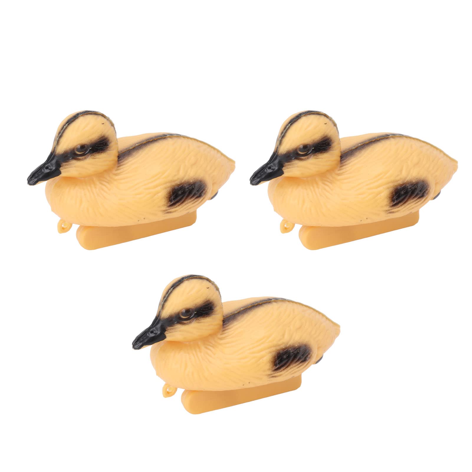 GOWENIC 3PCS Realistic Floating Duck Decoys - Plastic Waterfowl Hunting Ornaments for Garden, Pond, Pool & Fishing Decor - Perfect for Outdoor Water Scenes and Hunting Practice