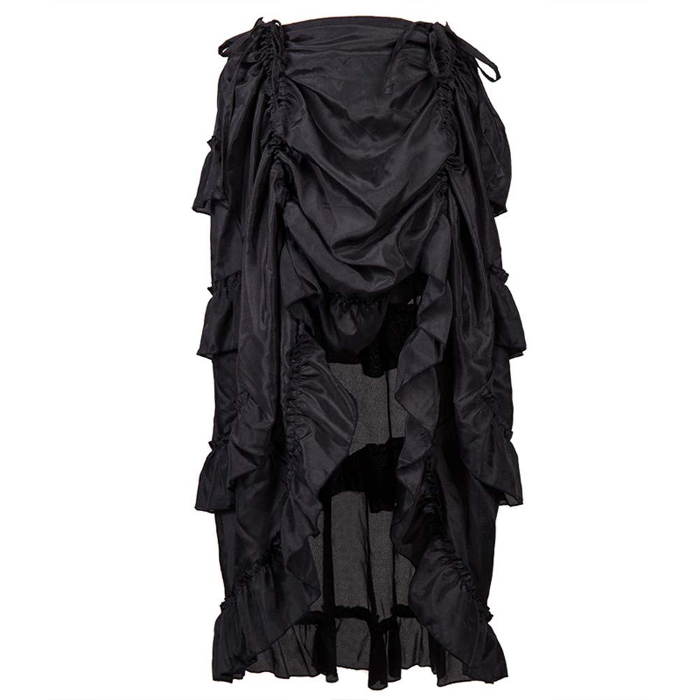 Medieval Dress for Women - Gothic Steampunk Pirate Skirt with Ruffles LLL902 | Renaissance Faire, Cosplay & Halloween Costume