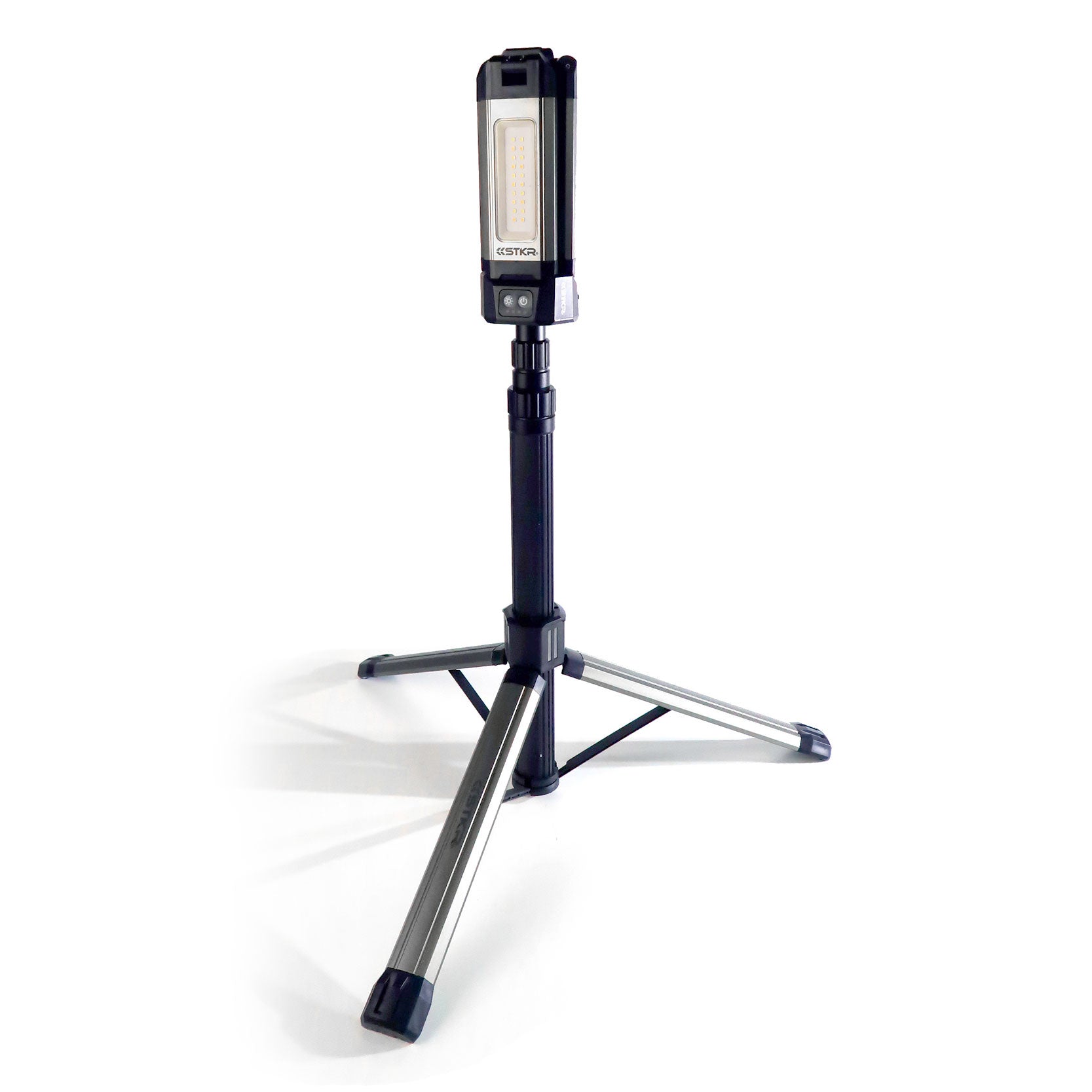TRi Mobile Work Light with Tripod Stand - Portable Rechargeable LED Shop Light for Construction, Camping & Emergency Use