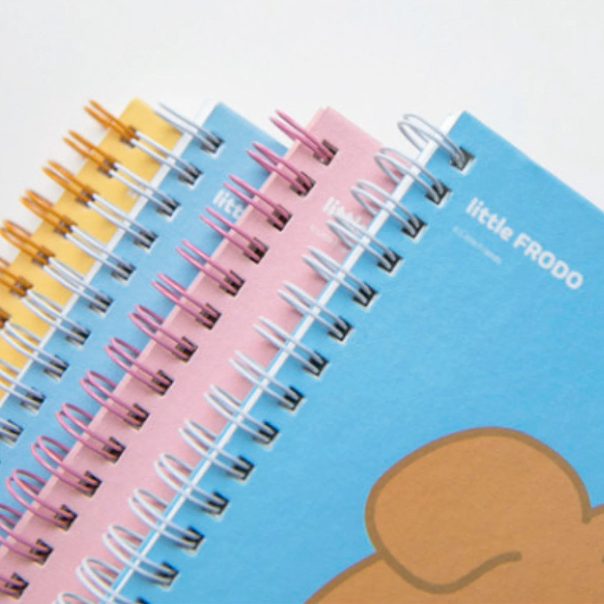 Little Friends Index Ruled Spring Notebook - Small Spiral Bound Notepad for School, Office & Journaling - Perfect for Notes, Lists & Creative Writing