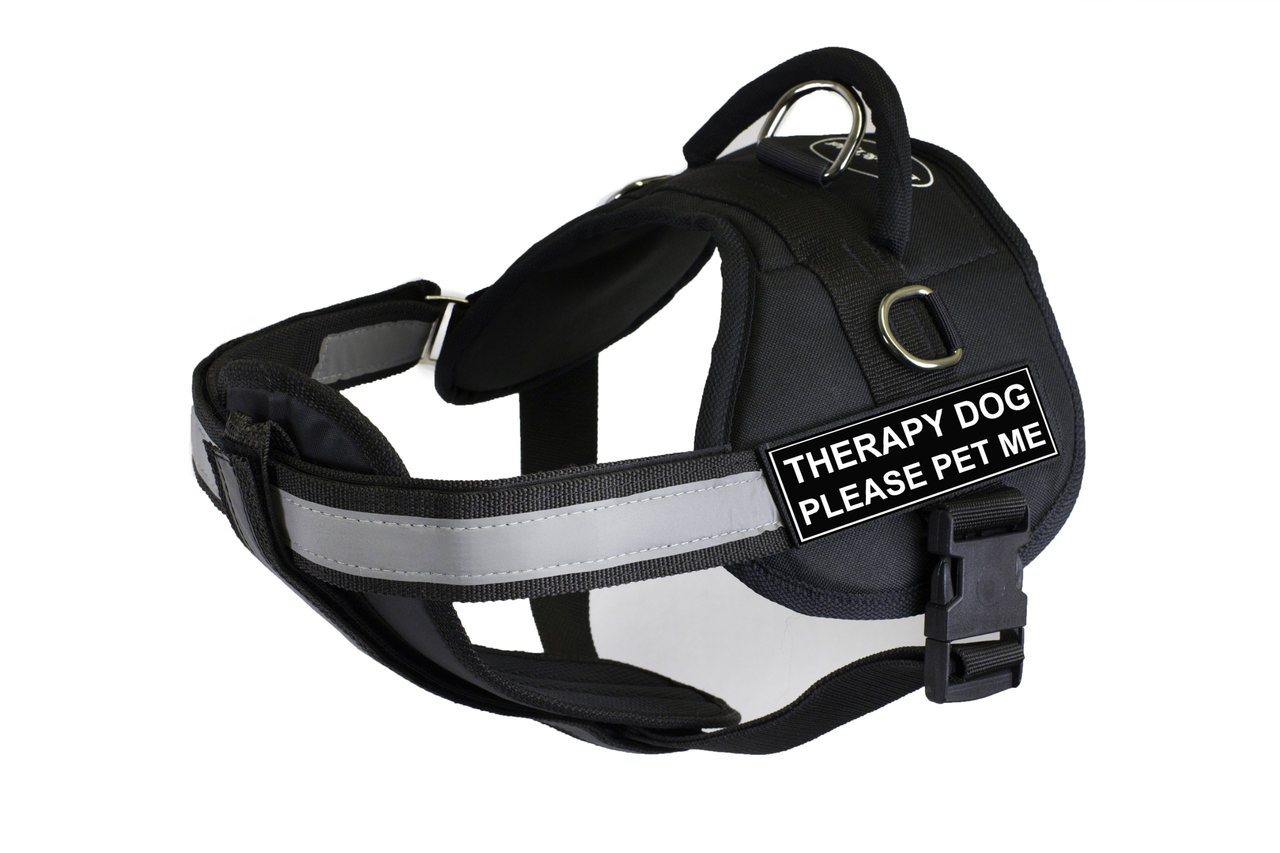 DT Works Padded Reflective Dog Harness with Therapy 