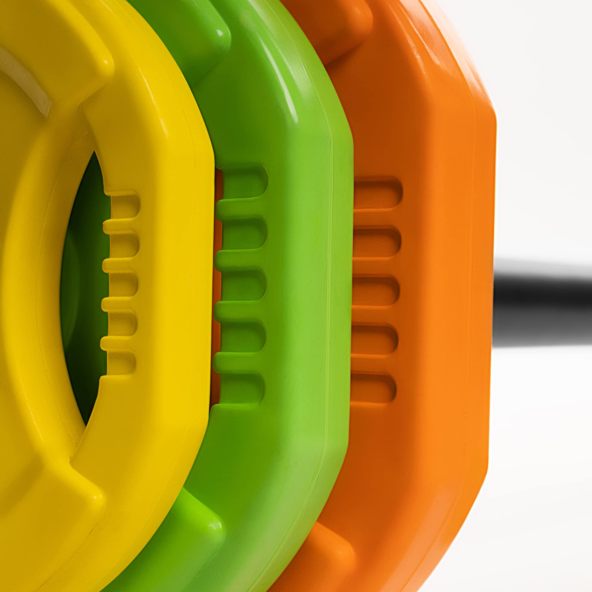 AmStaff Fitness Adjustable Barbell Weight Set - 110lbs Home Gym Equipment for Strength Training & Cardio Workouts | Perfect for Bodybuilding, CrossFit & Home Fitness Routines