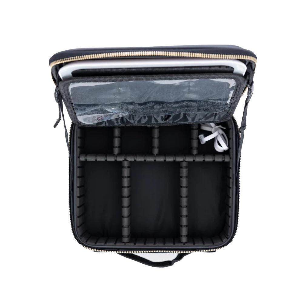 LED Mirror Cosmetic Bag - Portable Travel Makeup Organizer with Light for Women | Perfect for Travel, Home, and On-the-Go Touch Ups
