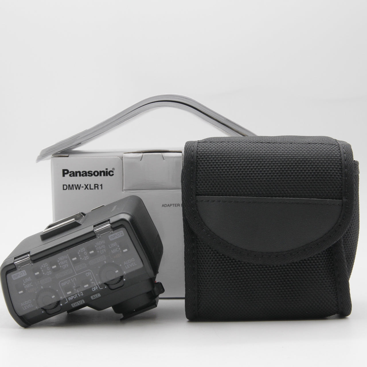 Panasonic DMW-XLR1 XLR Microphone Adapter for Professional Audio Recording - Open Box Condition - Perfect for Podcasting, Live Streaming & Studio Recording