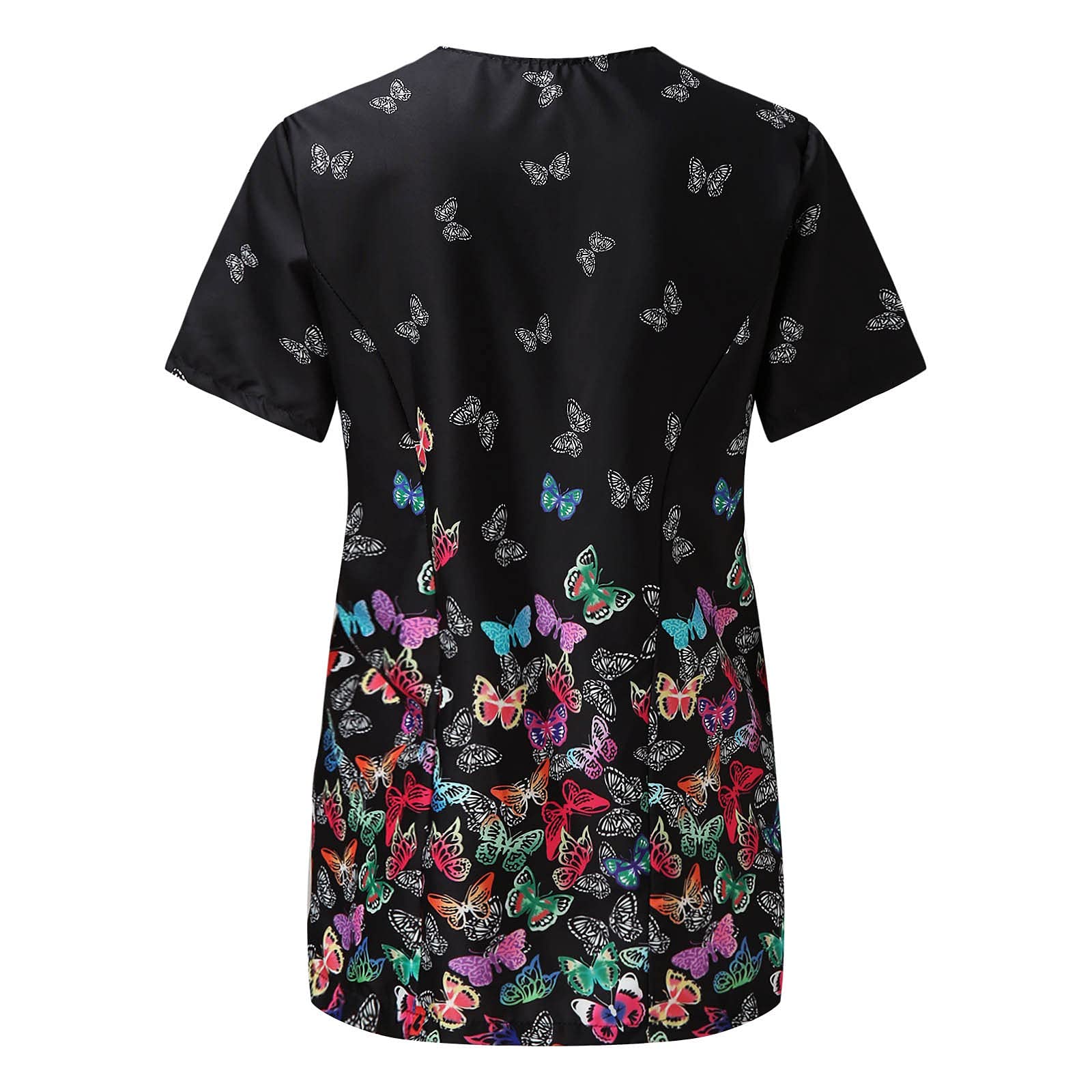 Women's Cartoon Print Work T-Shirts - Fashionable Casual Tees for Office, Outings & Everyday Wear