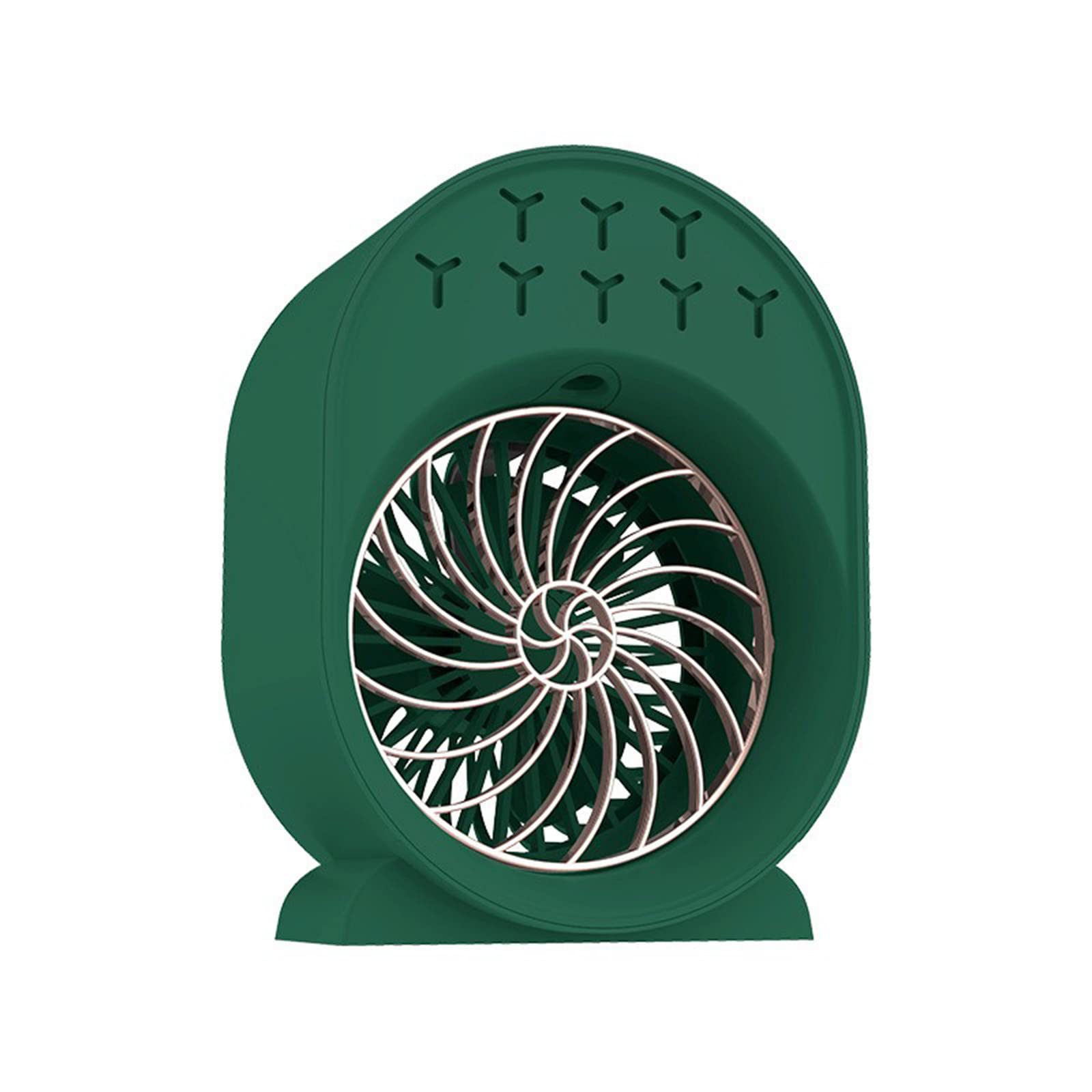 Comigeewa Portable USB Rechargeable Mini Air Conditioner - 3 Speed Settings with LED Lights for Home, Office, Bedroom - Personal Cooling Fan for Summer, Travel & Outdoor Use (TC)