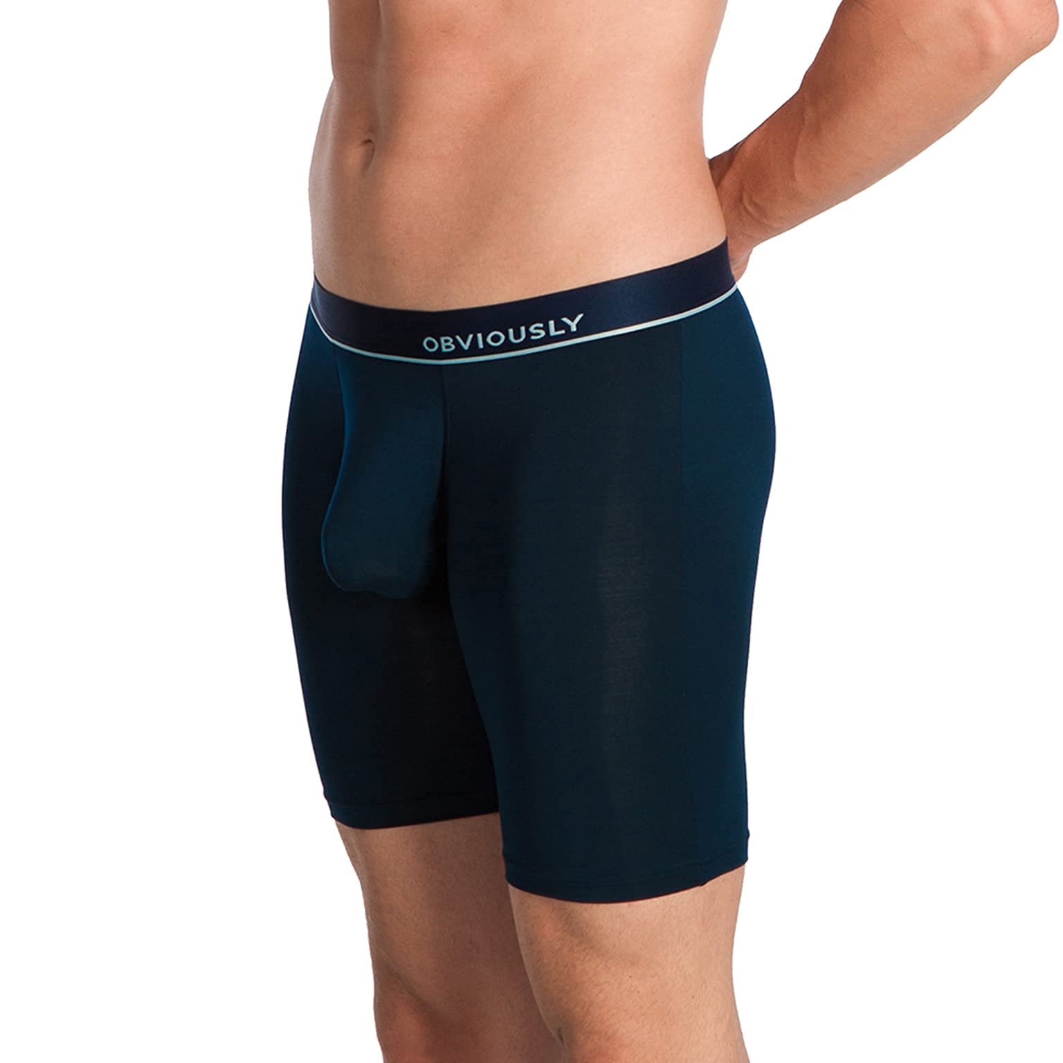 PrimeMan Men's 9 Inch Boxer Briefs - Soft Breathable Underwear for All-Day Comfort - Perfect for Workout, Travel & Daily Wear