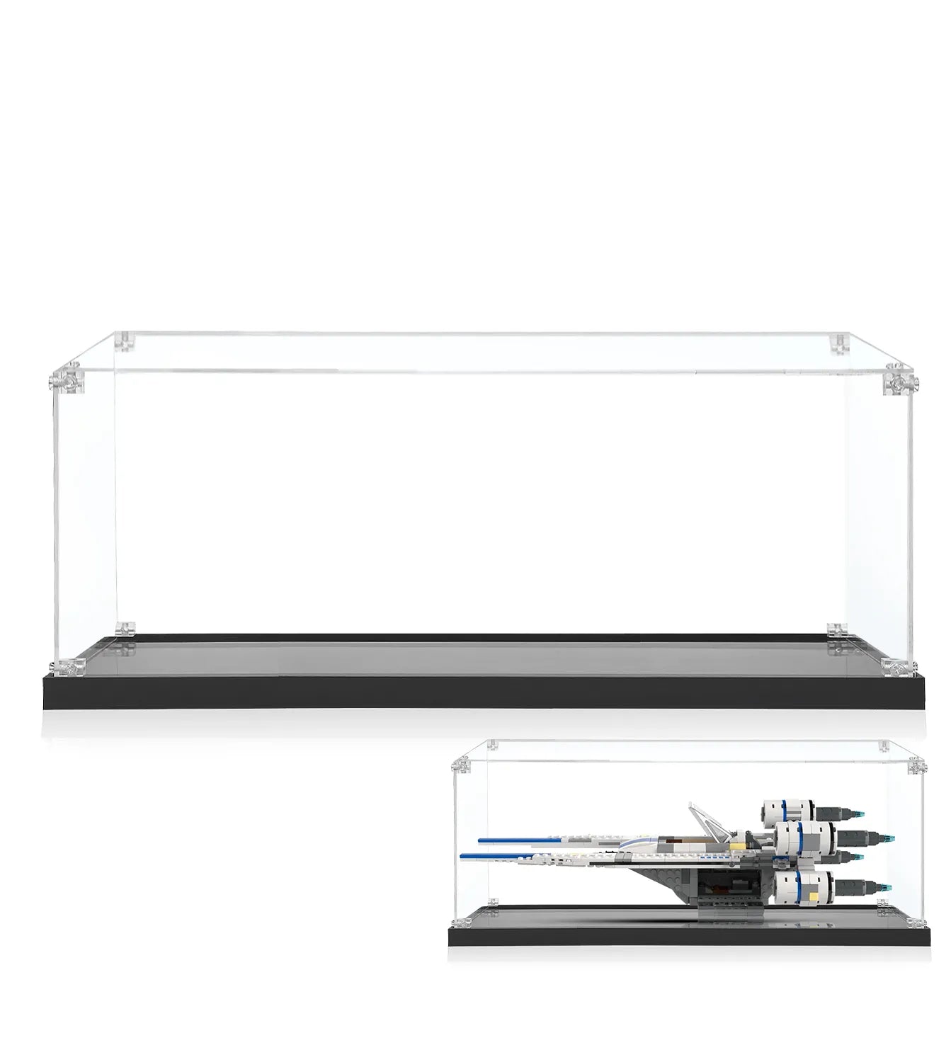 LEGO Star Wars™ Rebel U-Wing Starfighter™ 75399 Display Case - Protective Acrylic Showcase for Collectible Model - Perfect for Home Decor, Office Display & Gift for Star Wars Fans