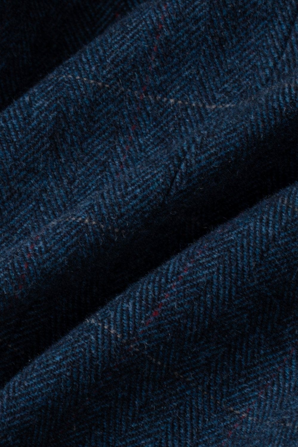 Cavani Carnegi Men's Slim Fit Blue Check Tweed Waistcoat Vest | Formal Office Wear & Wedding Suit Accessory