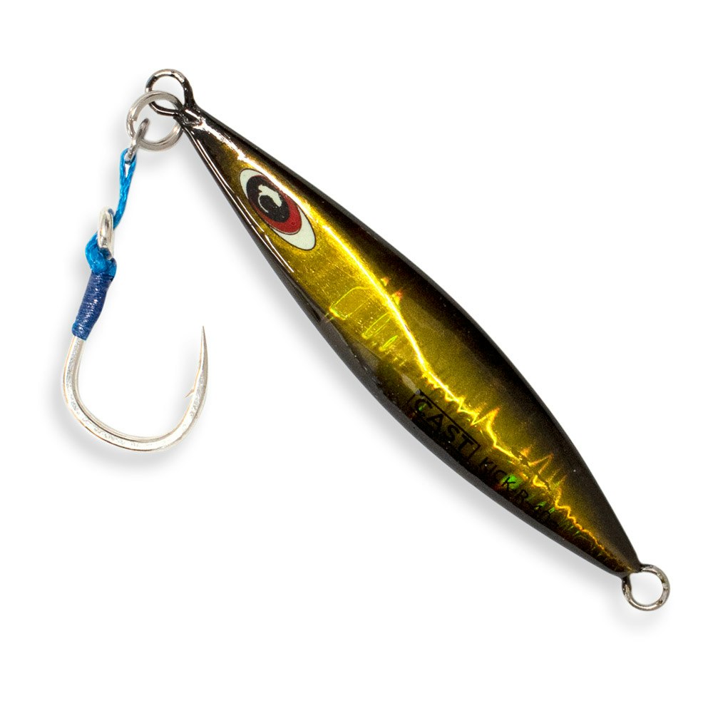 Cast Slow Pitch Jig Kick R 40g - Premium Saltwater Fishing Lure for Bass, Snapper & Grouper | Perfect for Offshore & Deep Sea Fishing