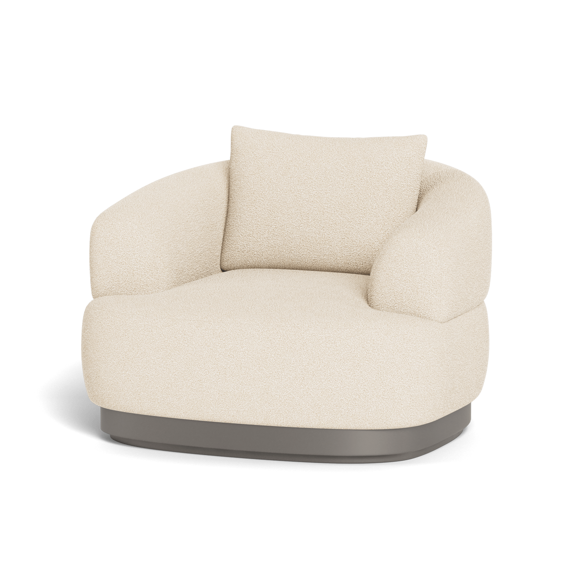 Amalfi Swivel Lounge Chair - 360-Degree Rotating Modern Accent Chair for Living Room, Bedroom, or Office - Perfect for Relaxing, Reading, and Entertaining