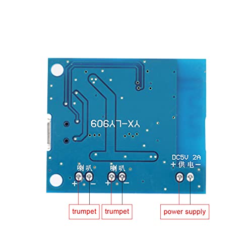 FTVOGUE Mini Bluetooth Amplifier Module 4.2, 5W+5W Stereo Speaker Digital Circuit Board - Perfect for DIY Audio Projects, Home Theater Systems & Portable Speakers