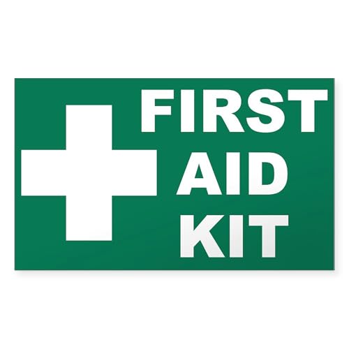 Clear - First Aid Kit Sticker
