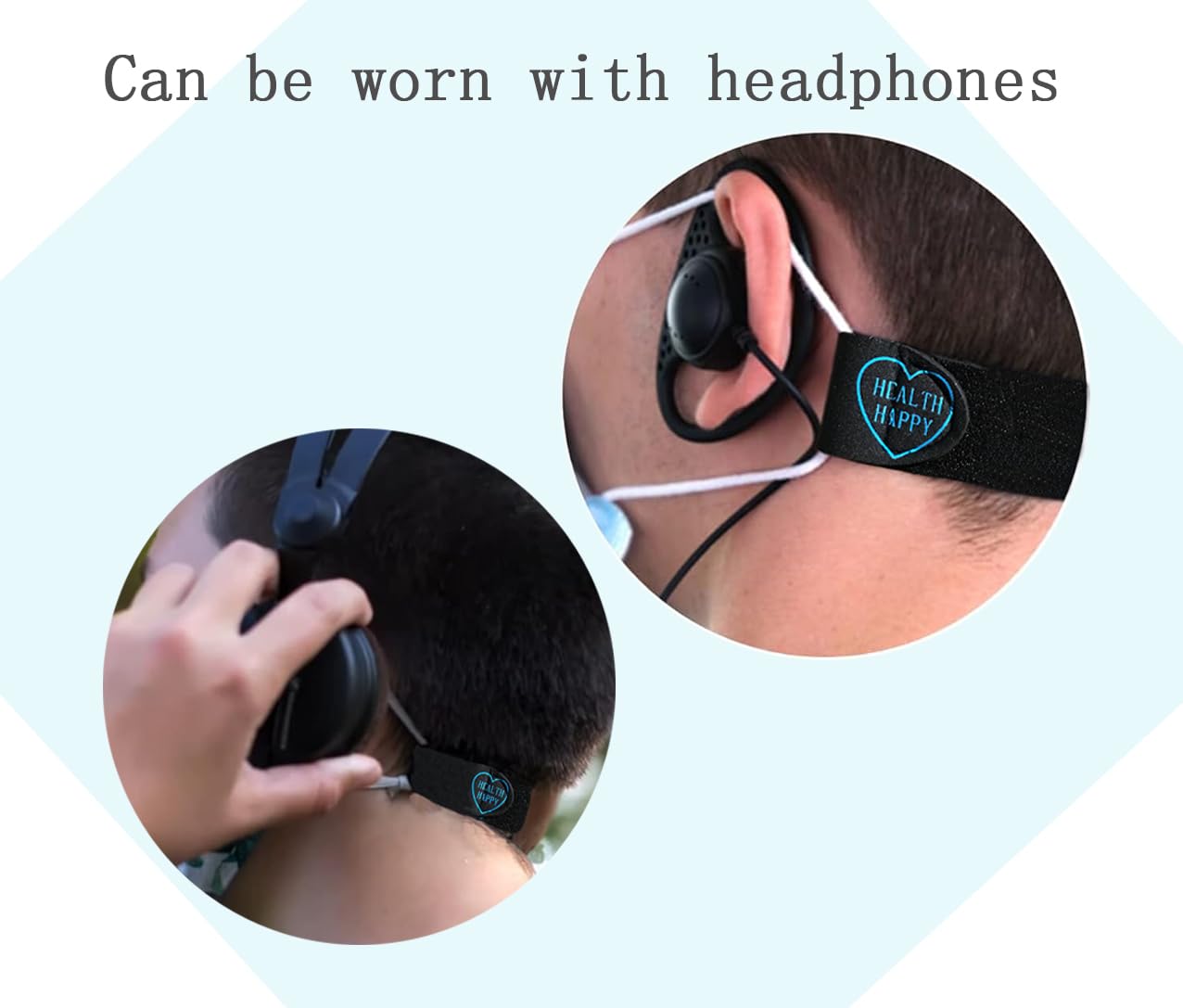 1 Pack Adjustable Face Mask Holder - Ultra Light & Breathable Ear Saver with Comfortable Strap, Reusable Mask Extender for All-Day Wear - Perfect for Work, Travel, Gym & Daily Protection