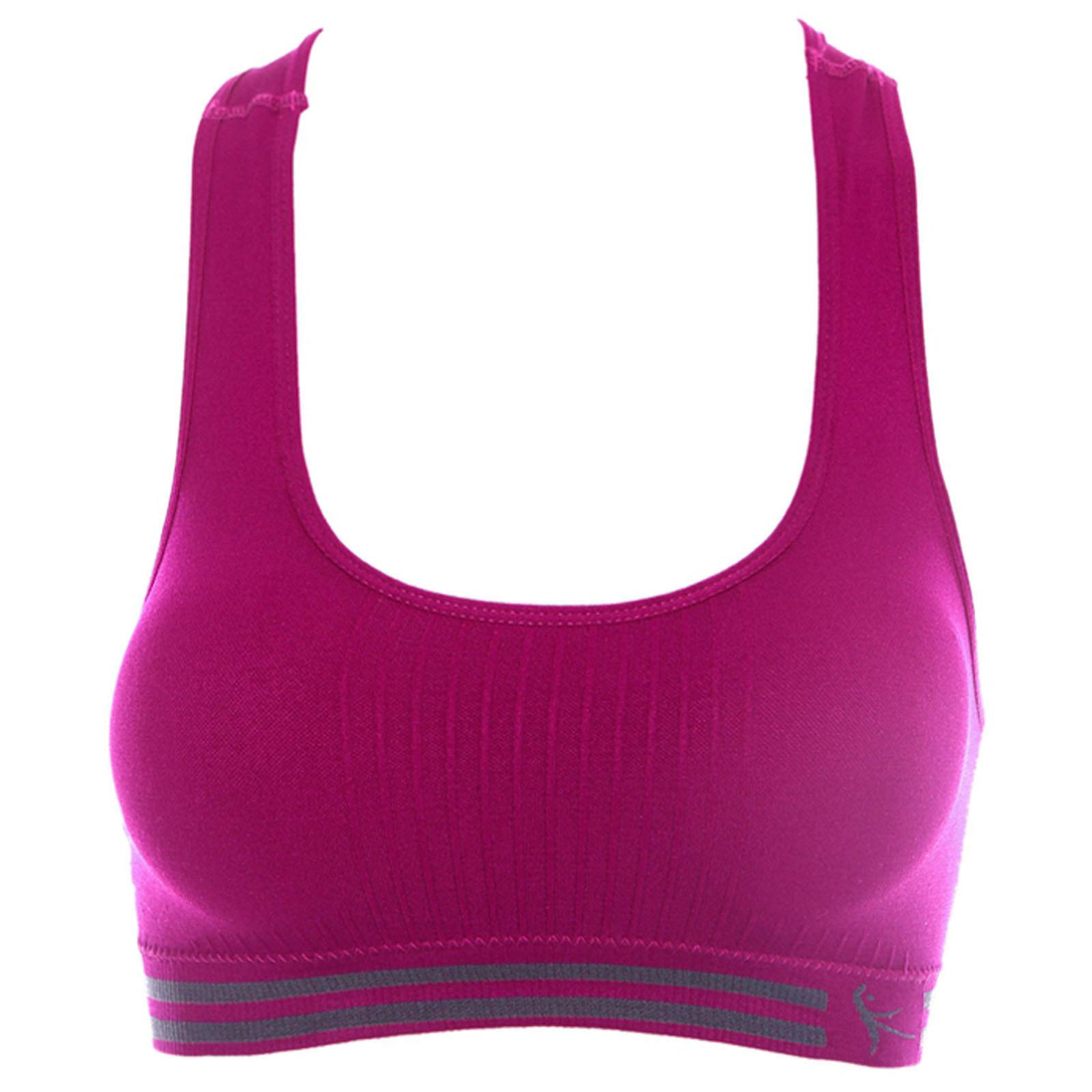 Seamless Padded Yoga Sports Bra for Women - Stretch Workout Tank Top with Comfortable Support - Perfect for Gym, Running, Pilates & Fitness Training
