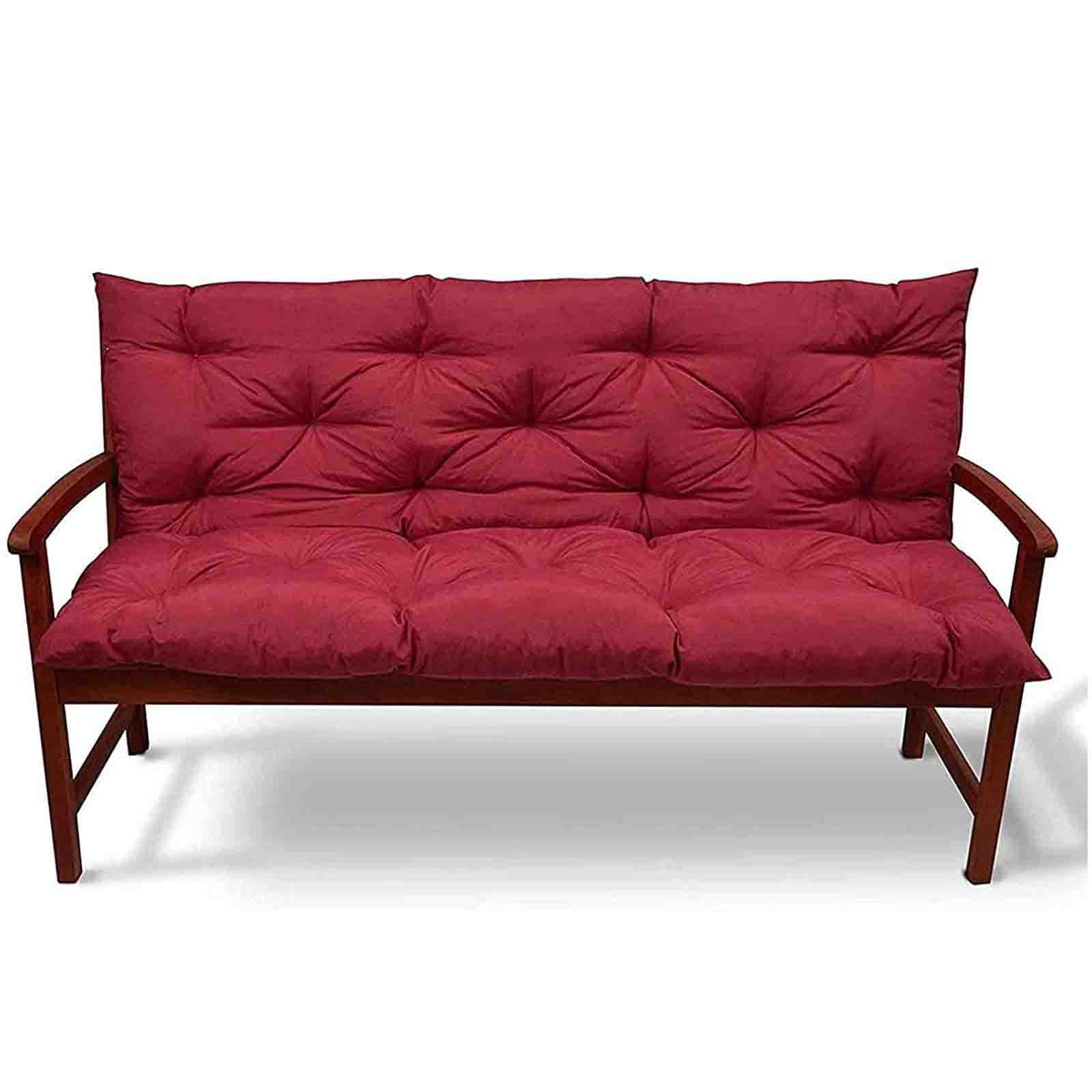 **SXFYHXY 2-3 Seat Garden Swing Bench Cushion with Backrest – Waterproof, Anti-Deformation Outdoor Patio Furniture Replacement – Perfect for Porch, Deck, and Backyard Relaxation**