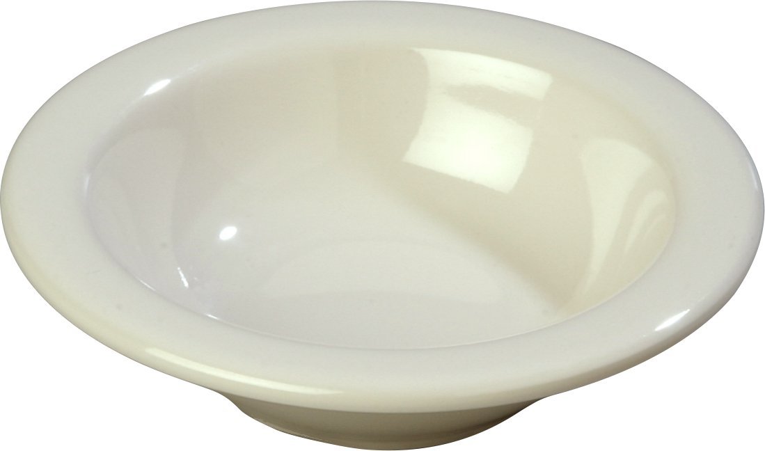 Carlisle 3304242 Sierrus Melamine Fruit Bowls - 4.75 Inch Bone White Set of 48 - Durable & Stylish Serving Bowls for Parties, Restaurants, and Home Dining