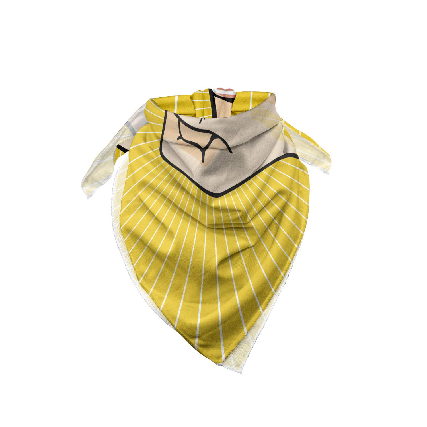 Ambesonne Fruit Bandana - Retro Pop Art Cherries Design, Unisex Head & Neck Scarf for Men & Women - Perfect for Outdoor Activities, Music Festivals & Summer Fashion
