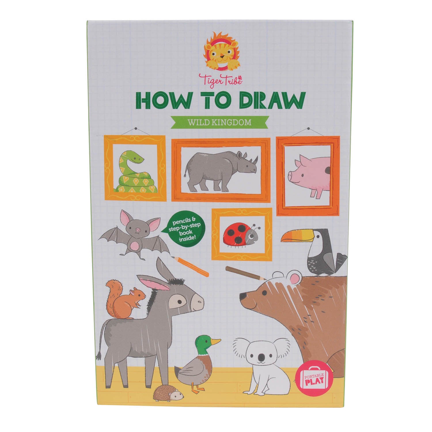 How to Draw Wild Kingdom Animals - Step by Step Drawing Guide for Beginners | Perfect for Art Classes, Homeschooling & DIY Projects