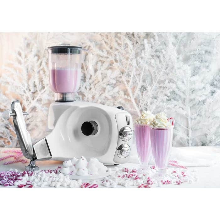 Ankarsrum Blender Attachment with Tamper - Original Assistent Stand Mixer Accessory for AKM6230 - Made in Sweden - Perfect for Baking, Smoothies & Food Prep