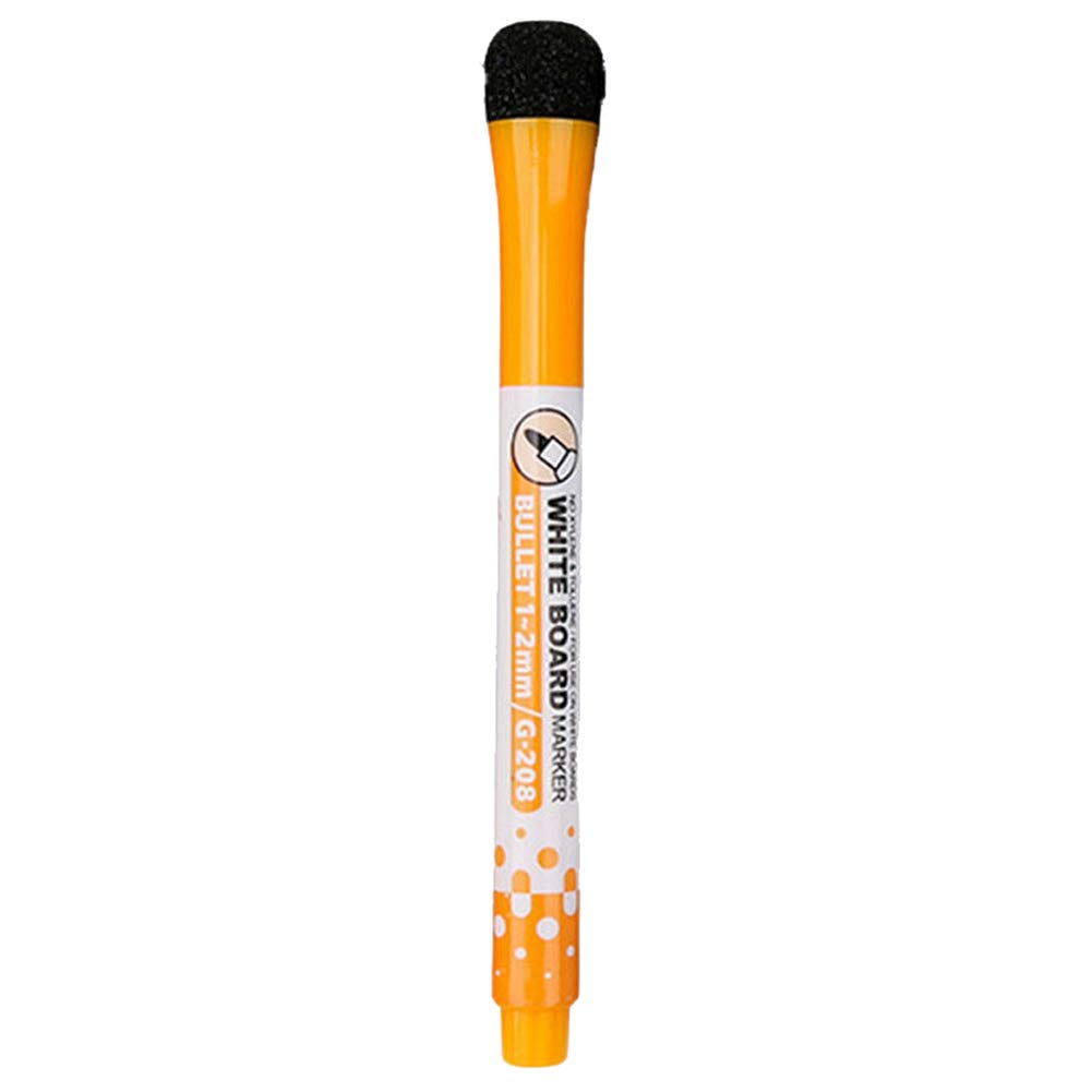 Balloonbobo Magnetic Whiteboard Markers - 12 Pack Dry Erase Markers for Office, School & Home Use - Low Odor, Non-Toxic, Erasable Board Pens for Writing, Drawing & Presentations (Orange)